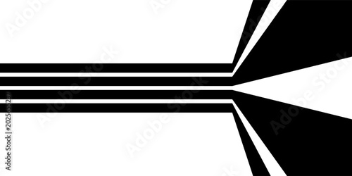 Photos Abstract perspective line wave stripes with 3d dimensional effect