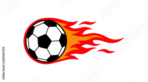 Fifa world cup 2026 flaming soccer ball on white background fifa world cup 2026 with football fifa world cup 2026