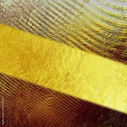 Elegant Bright Gold and Bronze Metallic Texture with Animated Diagonal Light, Seamless Loop 4K Square