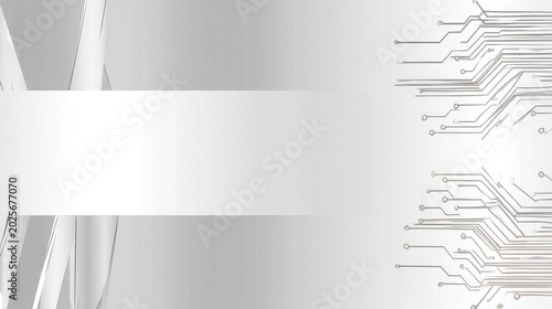 Abstract Technology Background with Circuit Patterns and Lines