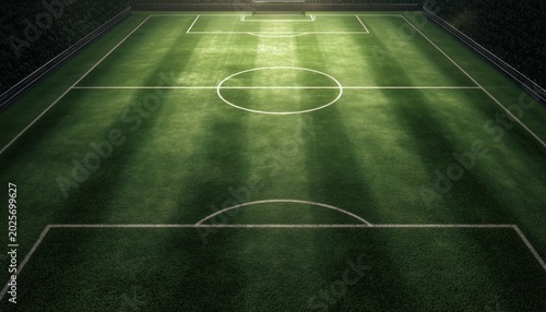 Sports Plan Sign Business Located In Soccer Field And Football Stadium. Ideal For Outdoor Sports And Events. Centralized Venue For Sports Enthusiasts.