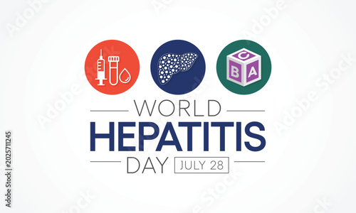 Εκτύπωση καμβά World Hepatitis day is observed every year on July 28, When the liver is inflamed or damaged, its function can be affected and certain medical conditions can cause hepatitis
