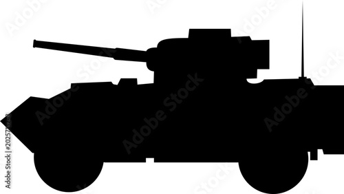 Foto Military vehicle truck tank armored car icons, transport carrier combat vehicle