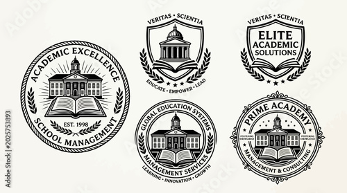 Elite Academic Logos and Seals.