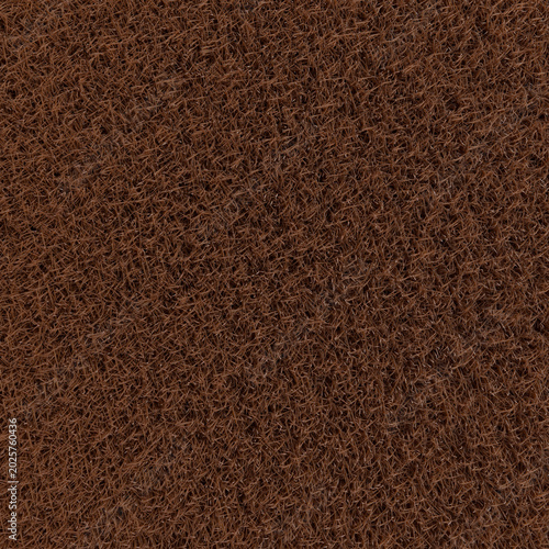 Close-up brown animal fur surface texture