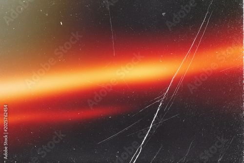 Εκτύπωση καμβά light leak overlay effect with scratch dust and motion blur red light leaks,retr