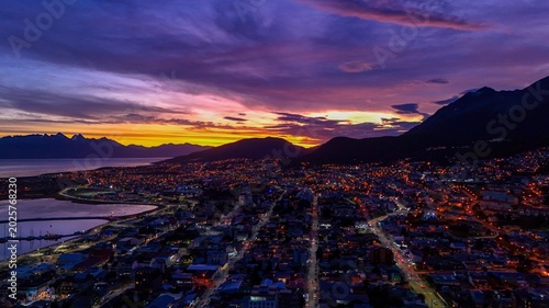 Foto Atardecer en el fin del mundo.