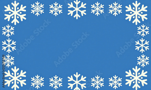 delicate white snowflake pattern frames edges traditional christmas card creamy texture set soft wintry light