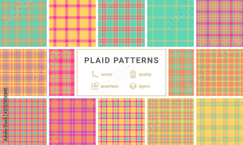 Φωτογραφία Cozy plaid pattern bundle interior concepts