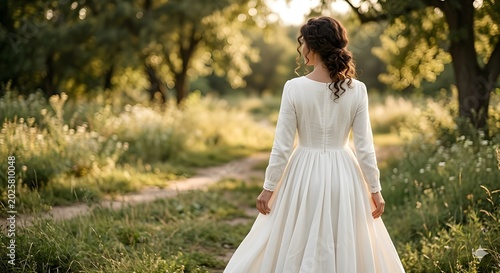young woman in a field