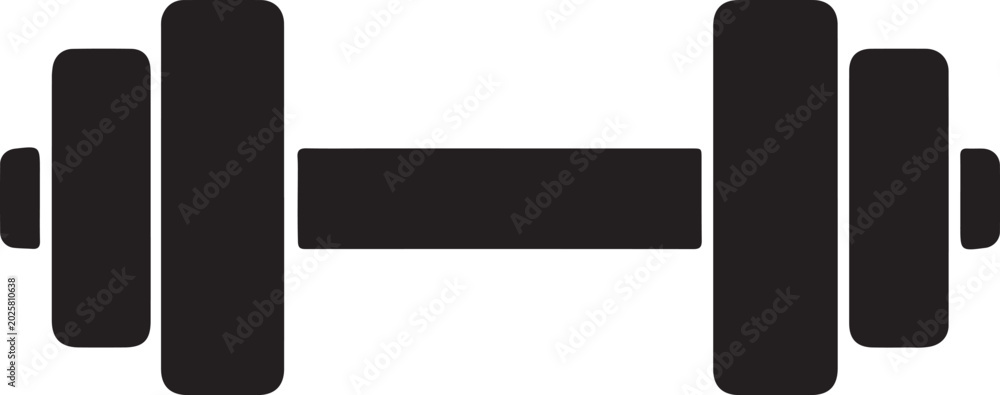 Obraz premium Modern abstract double piston icon design