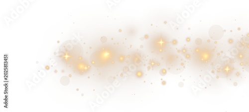 Luminous stardust and glowing particles with sparkling flare.