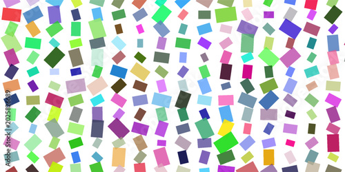 Cuadro en lienzo A colorful mosaic pattern with many different colors