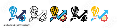 Foto Technology Growth multiple icon