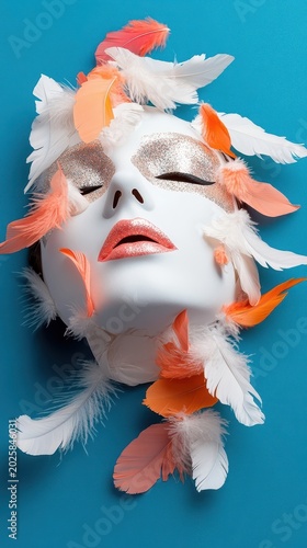 woman, face, 