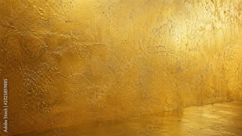 Abstract golden yellow texture background with soft light and smooth gradient for professional design