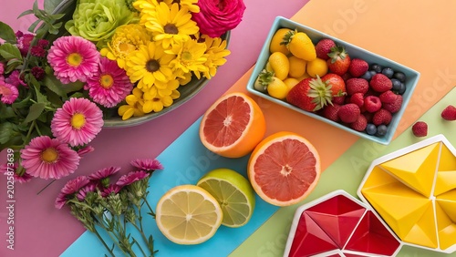 fruits and vegetables on the table