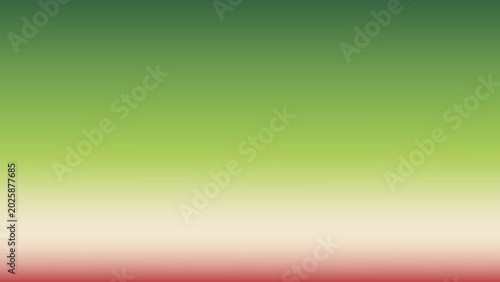 Smooth Green, White, and Red Gradient Background