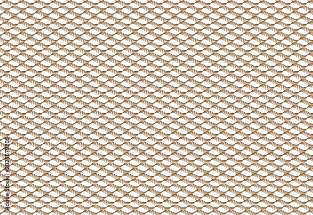 Fototapeta premium background seamless pattern abstract wave four line simple brown gradient with white background, elegant pattern for interior design, wallpaper, textile, texture, fashion motif, backdrop, 