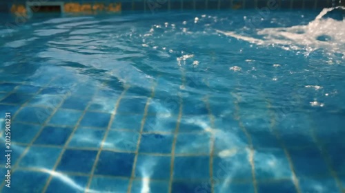 Collage of Pool Water at Different Moments