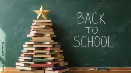 Creative Book Tree Back to School