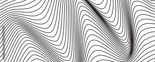 Cuadro en lienzo Editable stroke line