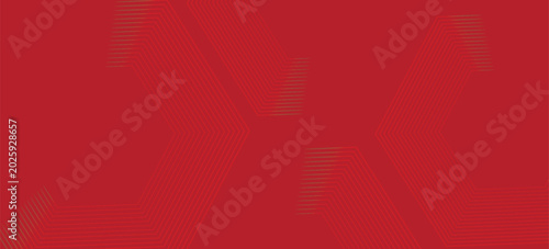 Schilderij op canvas Abstract hexagon rendering of red abstract glass background simple