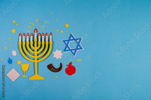 Fotografía Still life with a concept of Jewish festivities and traditions