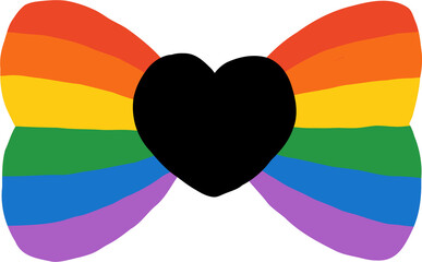 LGBT Pride Rainbow Bow