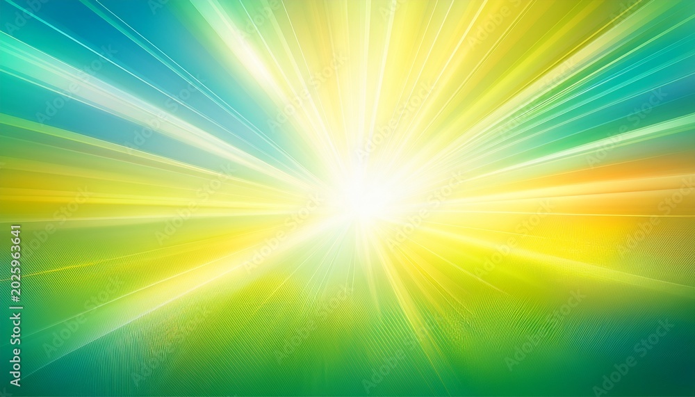 Obraz premium beams of light shiny sun rays summer background