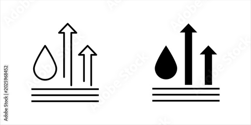 Foto Black solid icon set