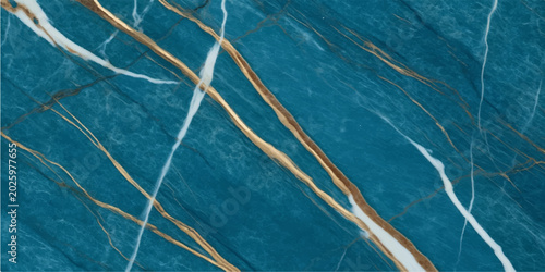 Bilde på lerret A close-up macro of a dark blue textured denim fabric material showing a rough g