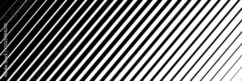 Konstfotografi Minimalistic set with black line thickness on halftone white background