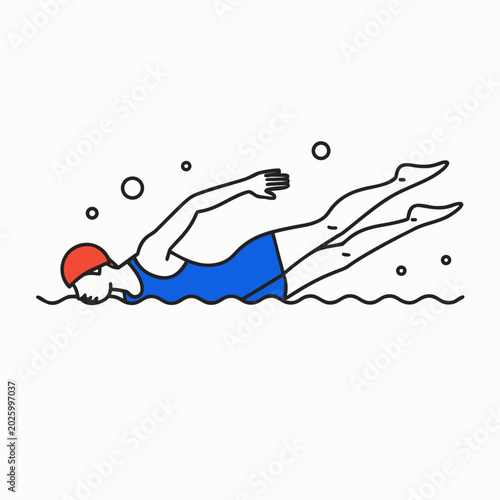 vector illustration of a sports fan