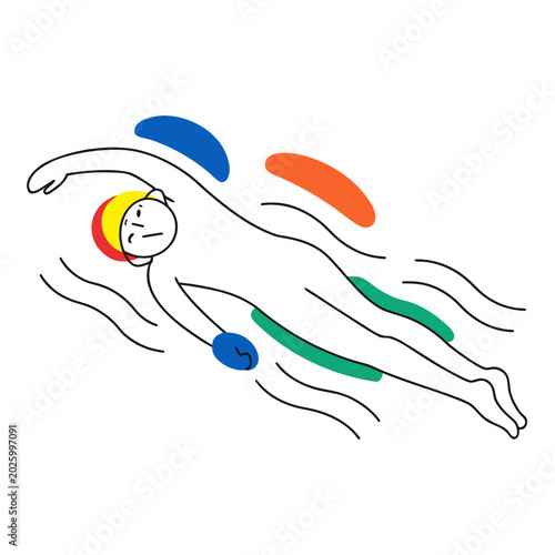 vector illustration of a man