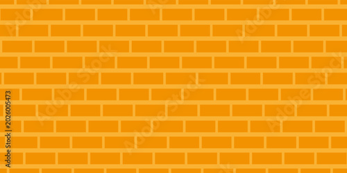 Minimalist Orange Brick Wall Seamless Pattern Background.Minimalist Blue Brick Wall Seamless Pattern BackgroundPrint