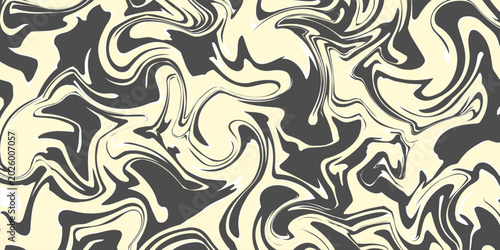 Fotografie Abstract background with curved shapes, retro