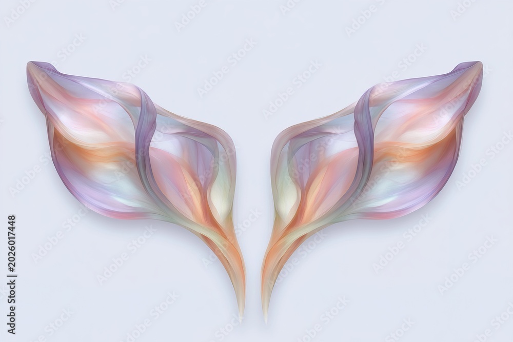 Fototapeta premium Colorful petals dance in harmony, showcasing nature's beauty and grace