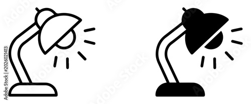 Foto desk reading table lamp icon