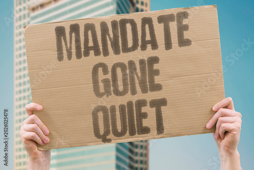 фотографія "Mandate Gone Quiet" Election mandates quietly expire before any meaningful policy is enacted