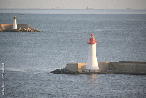 Lighthouse in the port