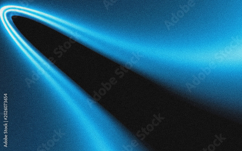 Foto Cosmic jet erupting from a celestial body in deep space