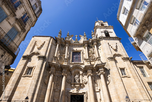 Bild auf Leinwand Church of Santa Eufemia (Iglesia de Santa Eufemia del Centro), Ourense (Orense),