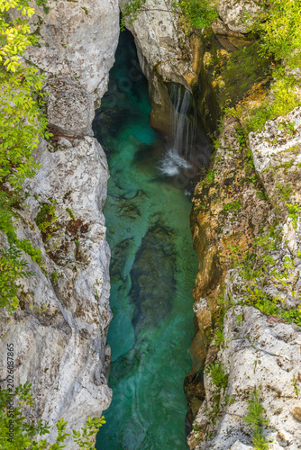 Foto Great Soca Gorge (Velika korita Soce), Triglavski national park, Slovenia