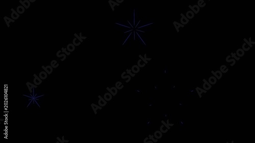Modern Fireworks Pop Up Line Animation Circle Highlight Burst Effect Cartoon Sparkle Twinkle Glitter Shine Motion Graphics Transparent Background Green Screen 4K Video