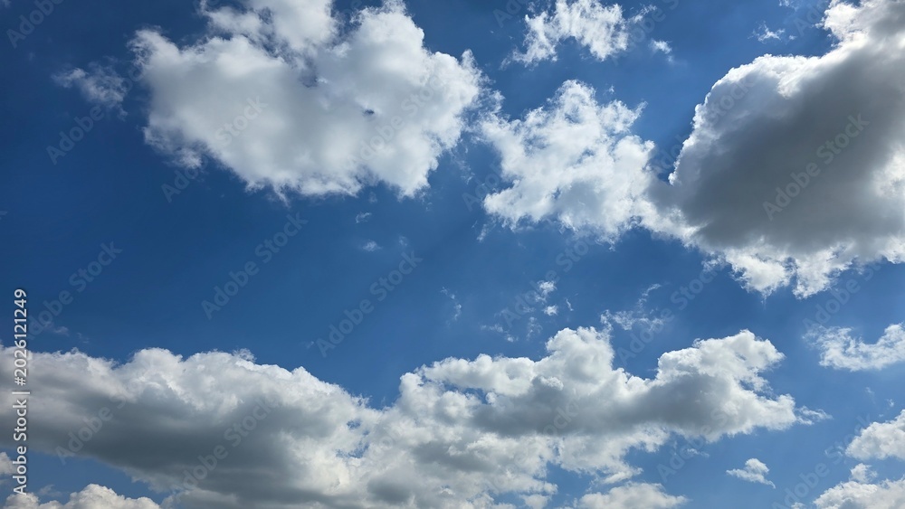 Fototapeta premium blue sky with clouds