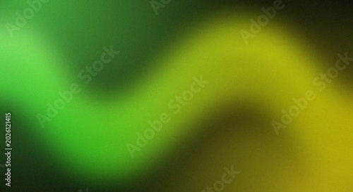 Smooth gradient blend of green and yellow abstract background Grainy Noise Texture Design for Retro Poster Header and Web Backdrop
