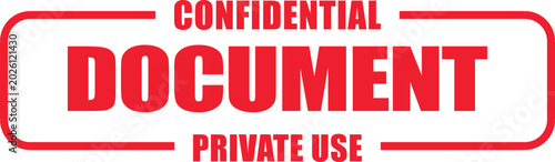 Canvastavla Confidential document stamp is shown on a private use paper