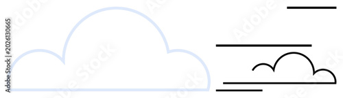 Konstfotografi Weather, cloud storage, communication, movement, nature, simplicity