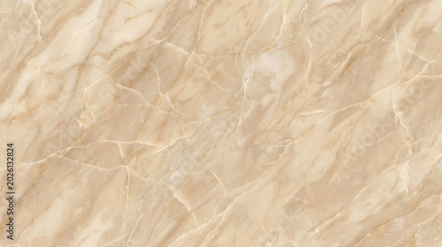 Beige marble texture with golden veins polished stone surface